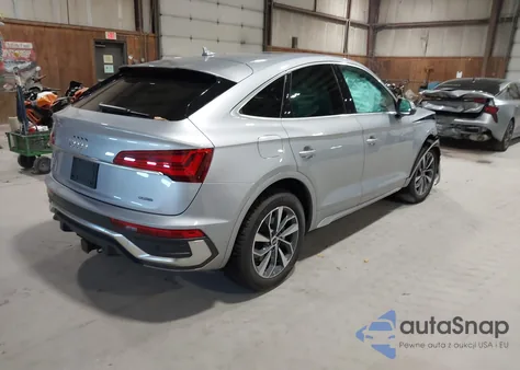 2023 Audi Q5 Sportback Premium Plus 45 Tfsi S Line Quattro S Tronic из США, поврежденный, VIN WA15AAFY1P2031367